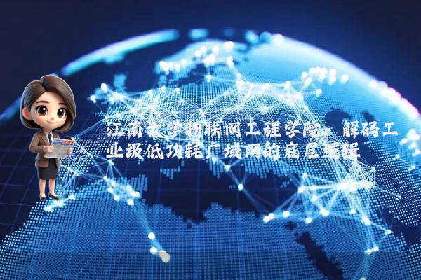 江南大学物联网工程学院：解码工业级低功耗广域网的底层逻辑